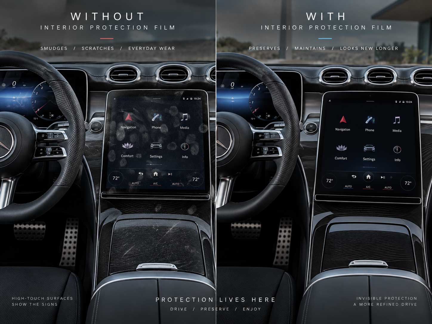 Interior Protection Film: Before & After