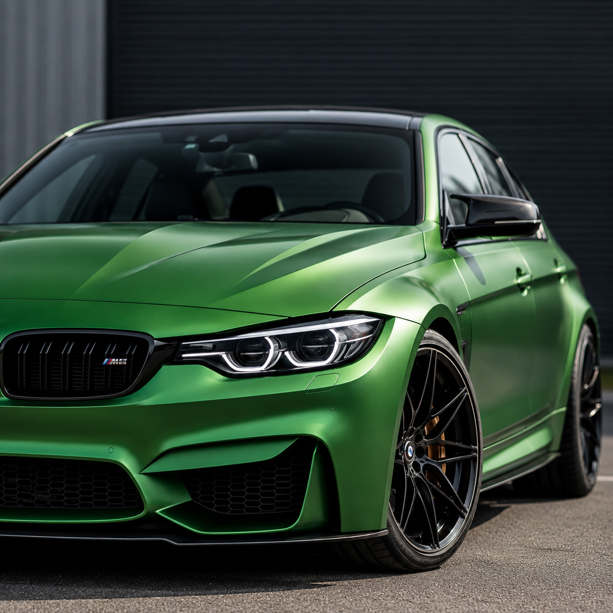 Color paint protection film vehicle