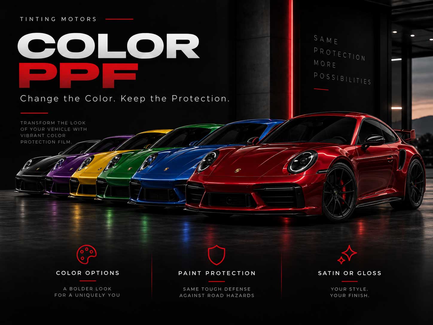 Color Paint Protection Film in Farmingdale, NY
